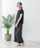 【fort point:フォートポイント】ラクニスタ 2タックワイドパンツzo