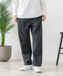 【BLUE STANDARD/ブルースタンダード】パフィースウェット バレルレッグパンツ ストレッチ 体型カバー 春服