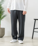 【BLUE STANDARD/ブルースタンダード】パフィースウェット バレルレッグパンツ ストレッチ 体型カバー 春服