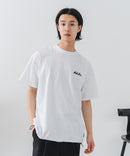【BRKNHOME/ブロークンホーム】×【ZERO STAIN/ゼロステイン】【裾・袖ドローコードで変化】コラボTシャツ 汗染み防止 チェーン刺繍 オーバーサイズ