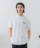 【BRKNHOME/ブロークンホーム】×【ZERO STAIN/ゼロステイン】【裾・袖ドローコードで変化】コラボTシャツ 汗染み防止 チェーン刺繍 オーバーサイズ