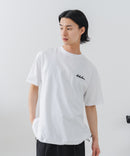 【BRKNHOME/ブロークンホーム】×【ZERO STAIN/ゼロステイン】【裾・袖ドローコードで変化】コラボTシャツ 汗染み防止 チェーン刺繍 オーバーサイズ
