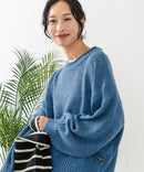 【C-FORT POINT/フォートポイント】カラーネップヤーン サイドボタンプルオーバー