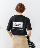 【CONVERSE/コンバース】JACK PURCELL プリントＴシャツ 綿100% ジャックパーセル アメカジ ストリート カジュアル シンプル ブランドアイコン 白 黒