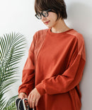 【C-FORT POINT/フォートポイント】コーデュロイ ワッフル 切り替え チュニック