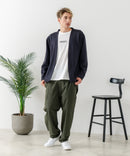 【BLUE STANDARD/ブルースタンダード】パフィースウェット ボタンレスカーディガン ロンT 2点セット ストレッチ 春服 ❘ジーンズメイト公式オンラインショップ