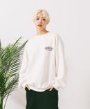 【UNDER WRAPS/アンダーラップス】裏起毛前後刺繍スウェットトレーナー zo