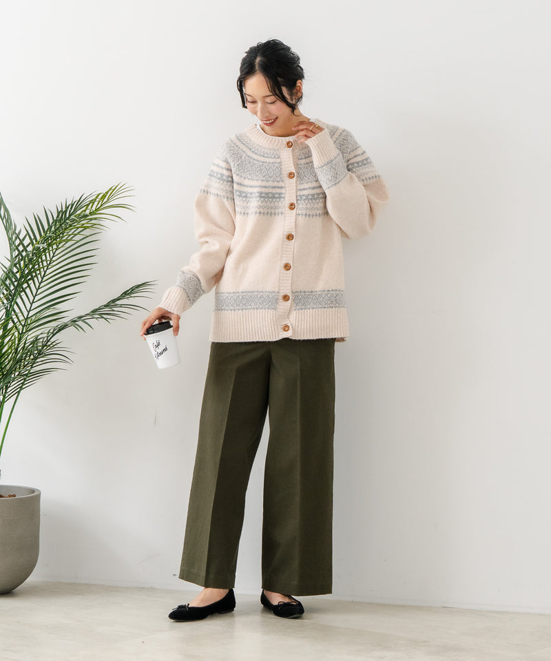 【C-FORTPOINT/フォートポイント】求心柄カーディガン