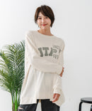 【C-FORT POINT/フォートポイント】裏毛リメイク風チュニック