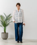 【C-FORT POINT/フォートポイント】マジョリカプリーツブラウス ❘ジーンズメイト公式オンラインショップ