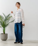 【C-FORT POINT/フォートポイント】マジョリカプリーツブラウス ❘ジーンズメイト公式オンラインショップ