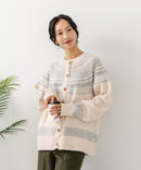 【C-FORTPOINT/フォートポイント】求心柄カーディガン