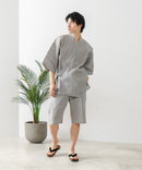 しじら織り 甚平 お祭り 花火大会 部屋着