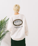 【UNDER WRAPS/アンダーラップス】裏起毛前後刺繍スウェットトレーナー zo