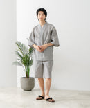 しじら織り 甚平 お祭り 花火大会 部屋着