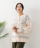 【C-FORTPOINT/フォートポイント】求心柄カーディガン