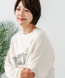 【C-FORT POINT/フォートポイント】裏毛リメイク風チュニック