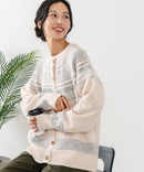 【C-FORTPOINT/フォートポイント】求心柄カーディガン