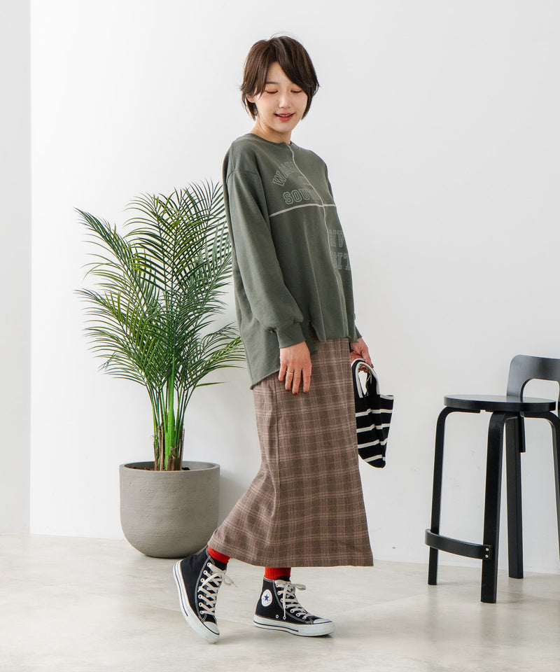 【C-FORT POINT/フォートポイント】裏毛 リメイク風 スウェットトレーナー