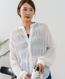 【C-FORT POINT/フォートポイント】マジョリカプリーツブラウス ❘ジーンズメイト公式オンラインショップ