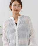 【C-FORT POINT/フォートポイント】マジョリカプリーツブラウス ❘ジーンズメイト公式オンラインショップ