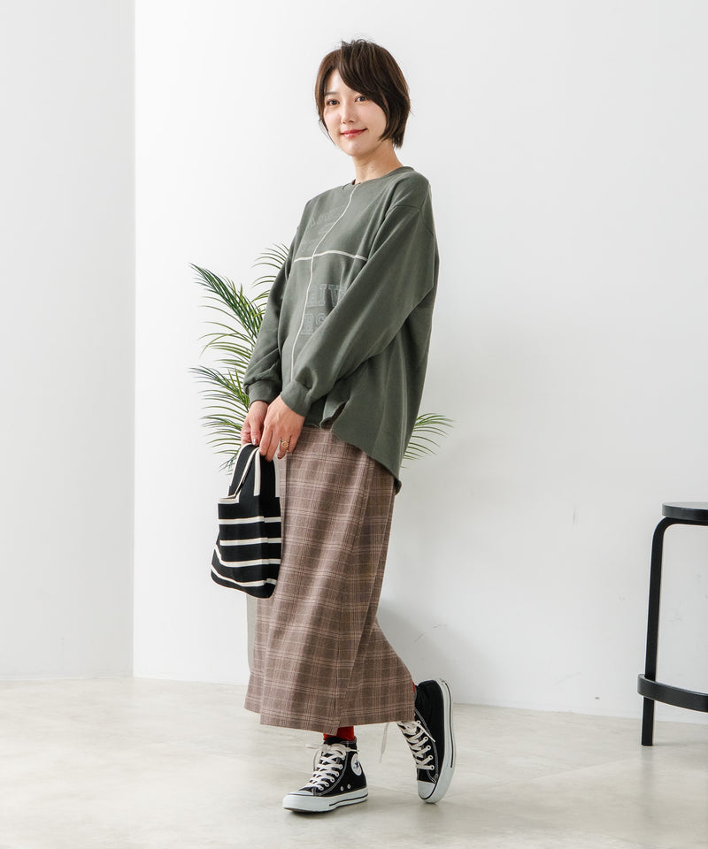 【C-FORT POINT/フォートポイント】裏毛 リメイク風 スウェットトレーナー