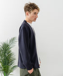 【BLUE STANDARD/ブルースタンダード】パフィースウェット ボタンレスカーディガン ロンT 2点セット ストレッチ 春服 ❘ジーンズメイト公式オンラインショップ