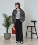 【C-FORT POINT/フォートポイント】デニムフライトジャケット ❘ジーンズメイト公式オンラインショップ