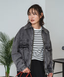 【C-FORT POINT/フォートポイント】デニムフライトジャケット ❘ジーンズメイト公式オンラインショップ