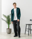 【BLUE STANDARD/ブルースタンダード】パフィースウェット ボタンレスカーディガン ロンT 2点セット ストレッチ 春服 ❘ジーンズメイト公式オンラインショップ