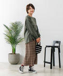 チェックスカート【C-FORT POINT/フォートポイント】