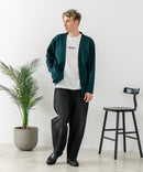 【BLUE STANDARD/ブルースタンダード】パフィースウェット ボタンレスカーディガン ロンT 2点セット ストレッチ 春服 ❘ジーンズメイト公式オンラインショップ