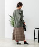 チェックスカート【C-FORT POINT/フォートポイント】