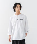 【BRKNHOME/ブロークンホーム】×【ZERO STAIN/ゼロステイン】コラボ ７分袖 ヘンリーネック Ｔシャツ ❘ジーンズメイト公式オンラインショップ