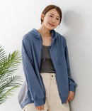 【C-FORT POINT/フォートポイント】裏毛 コクーン フルジップ パーカー