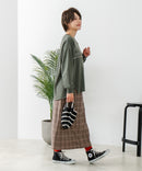 チェックスカート【C-FORT POINT/フォートポイント】