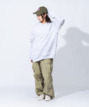 【LOS ANGELES APPAREL /ロサンゼルス アパレル】HF07 14oz ヘビーフリース クルーネック プルオーバー スウェットシャツ MADE IN USA ロスアパ ❘ジーンズメイト公式オンラインショップ
