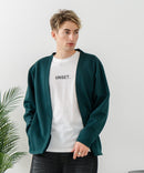 【BLUE STANDARD/ブルースタンダード】パフィースウェット ボタンレスカーディガン ロンT 2点セット ストレッチ 春服 ❘ジーンズメイト公式オンラインショップ