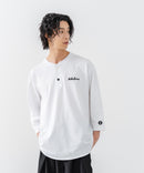 【BRKNHOME/ブロークンホーム】×【ZERO STAIN/ゼロステイン】コラボ ７分袖 ヘンリーネック Ｔシャツ ❘ジーンズメイト公式オンラインショップ