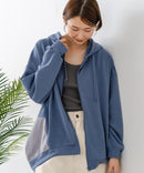 【C-FORT POINT/フォートポイント】裏毛 コクーン フルジップ パーカー