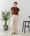 【U.S. POLO ASSN./ユーエスポロアッスン】ワンポイントロゴ刺繍 スムースカットソーシャツ