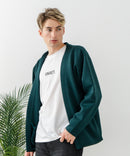 【BLUE STANDARD/ブルースタンダード】パフィースウェット ボタンレスカーディガン ロンT 2点セット ストレッチ 春服 ❘ジーンズメイト公式オンラインショップ