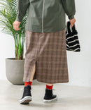 チェックスカート【C-FORT POINT/フォートポイント】