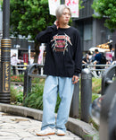 ピグメント加工 ヴィンテージライクプリントロンT 90s 古着 ロックT