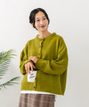 【C-FORTPOINT/フォートポイント】ポップコーン編みニットカーディガン