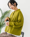 【C-FORTPOINT/フォートポイント】ポップコーン編みニットカーディガン