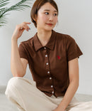 【U.S. POLO ASSN./ユーエスポロアッスン】ワンポイントロゴ刺繍 スムースカットソーシャツ