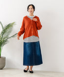 【C-FORTPOINT/フォートポイント】ポップコーン編みニットカーディガン