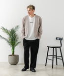 【BLUE STANDARD/ブルースタンダード】パフィースウェット ボタンレスカーディガン ロンT 2点セット ストレッチ 春服 ❘ジーンズメイト公式オンラインショップ