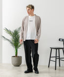 【BLUE STANDARD/ブルースタンダード】パフィースウェット ボタンレスカーディガン ロンT 2点セット ストレッチ 春服 ❘ジーンズメイト公式オンラインショップ